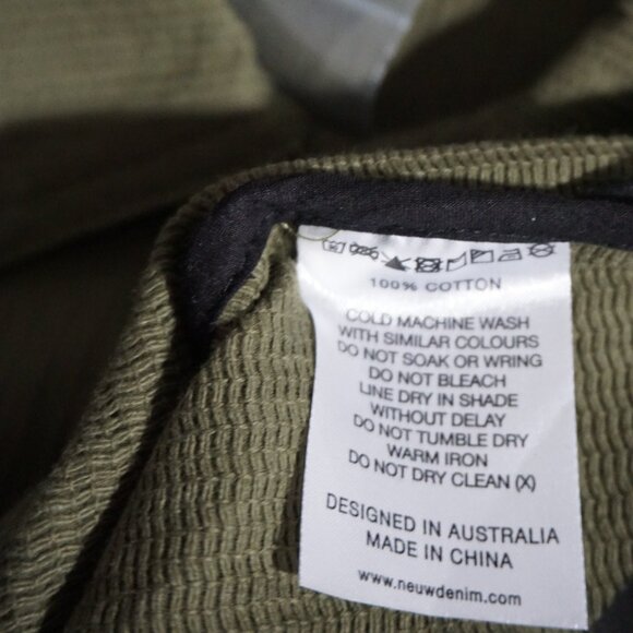 BNWT AW19 NEUW TOPSTITCHED MILITARY SHIRT S - Picture 7 of 8